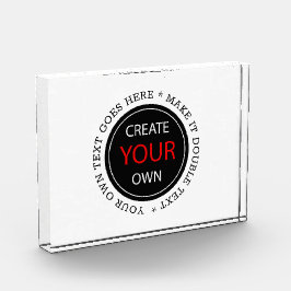 Erstellen Sie Ihre eigene - Personalisiert, marken Fotoblock