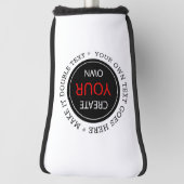 Erstellen Sie Ihre eigene - Personalisiert, marken Golf Headcover (Rotieren 90)