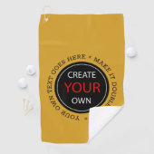 Erstellen Sie Ihre eigene - Personalisiert, marken Golfhandtuch (Insitu)