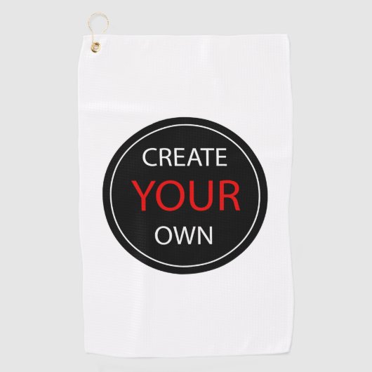 Erstellen Sie Ihre eigene - personalisiert, marken Golfhandtuch (Vorderseite)