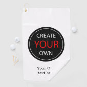 Erstellen Sie Ihre eigene - Personalisiert, marken Golfhandtuch (Insitu)