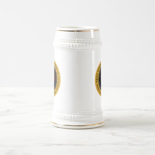 Erstellen Sie Ihre eigene - Personalisiert, mit ei Bierglas (Mittel)