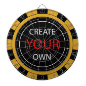 Erstellen Sie Ihre eigene - Personalisiert, mit ei Dartscheibe (vorne)