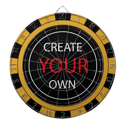 Erstellen Sie Ihre eigene - Personalisiert, mit ei Dartscheibe (vorne)