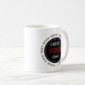 Erstellen Sie Ihre eigene - Personalisiert, mit ei Kaffeetasse (VorderseiteRechts)