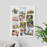 Erstellen Sie Ihre eigene Personalisierte 12-FotoC Künstlicher Leinwanddruck<br><div class="desc">Erstellen Sie Ihre eigenen personalisierten Foto Collage Imitats Leinwand mit 12 Ihrer Lieblingsfotos.</div>