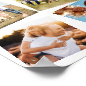 Erstellen Sie Ihre eigene Personalisierte 12-FotoC Poster (Ecke)
