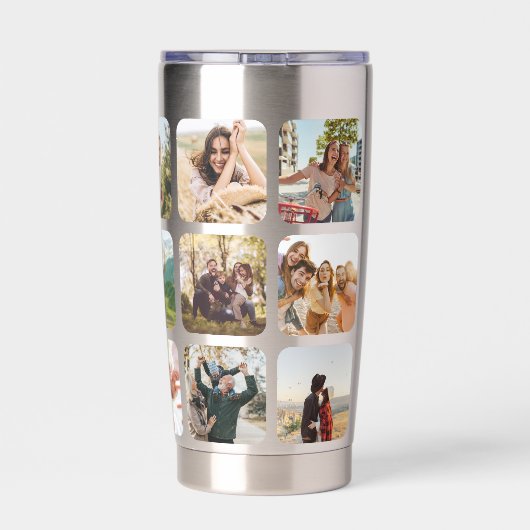 Erstellen Sie Ihre eigene Personalisierte 15-FotoC Thermobecher (Rückseite)