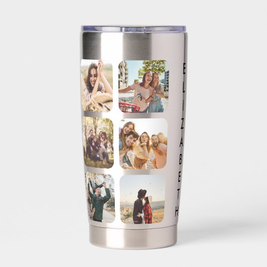 Erstellen Sie Ihre eigene Personalisierte 15-FotoC Thermobecher (Rückseite)