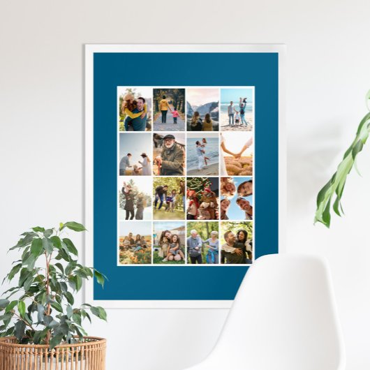 Erstellen Sie Ihre eigene Personalisierte 16-FotoC Poster