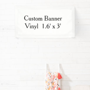 Erstellen Sie Ihre eigene personalisierte 1,6' x 3 Banner