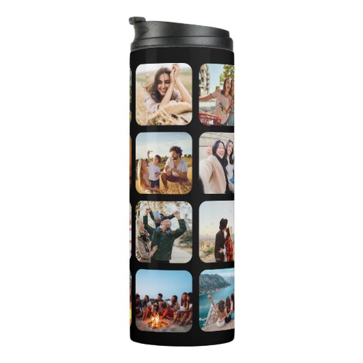 Erstellen Sie Ihre eigene Personalisierte 20-FotoC Thermosbecher (Nach rechts gedreht)