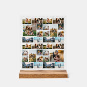 Erstellen Sie Ihre eigene Personalisierte 32-FotoC Acrylschild (Vorderseite)