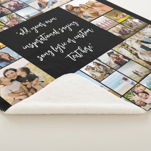 Erstellen Sie Ihre eigene Personalisierte 36-FotoC Sherpadecke (3/4)