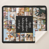 Erstellen Sie Ihre eigene Personalisierte 36-FotoC Sherpadecke (Vorderseite (Horizontal))