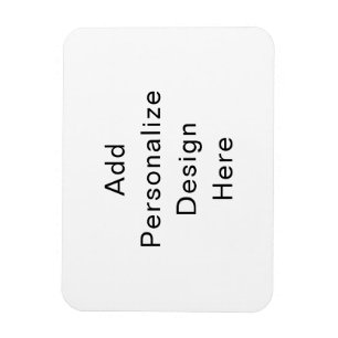 erstellen Sie Ihre eigene personalisierte 3" x 4" Magnet