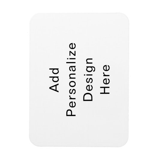 erstellen Sie Ihre eigene personalisierte 3" x 4" Magnet (Vertikal)