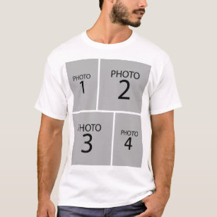 Erstellen Sie Ihre eigene Personalisierte 4-FOTO-K T-Shirt