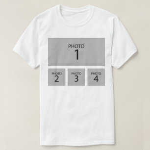 Erstellen Sie Ihre eigene Personalisierte 4-FOTOKO T-Shirt
