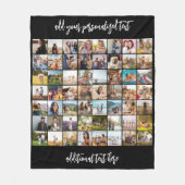 Erstellen Sie Ihre eigene Personalisierte 56-FotoC Fleecedecke (Vorderseite)