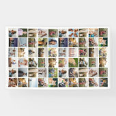 Erstellen Sie Ihre eigene Personalisierte 60-FotoC Banner (Horizontal)