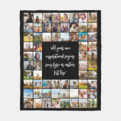 Erstellen Sie Ihre eigene Personalisierte 64-FotoC Fleecedecke (Vorderseite)