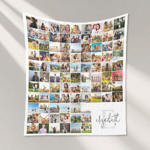 Erstellen Sie Ihre eigene Personalisierte 90-FotoC Fleecedecke