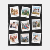 Erstellen Sie Ihre eigene Personalisierte 9-FotoCo Fleecedecke (Vorderseite)