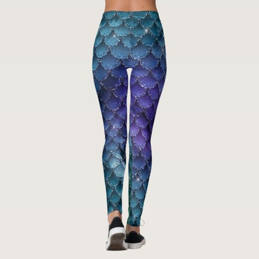 Erstellen Sie Ihre eigene Personalisierte Fischmai Leggings (Rückseite)