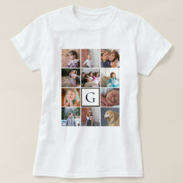 Erstellen Sie Ihre eigene personalisierte Foto-Col T-Shirt