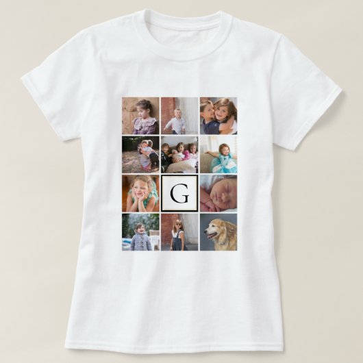 Erstellen Sie Ihre eigene personalisierte Foto-Col T-Shirt (Design vorne)