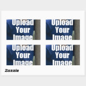 Erstellen Sie Ihre eigene Personalisierte Foto-Tas Rechteckiger Aufkleber (Blatt)