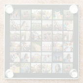 Erstellen Sie Ihre eigene Personalisierte FotoColl Glasuntersetzer (Rückseite)
