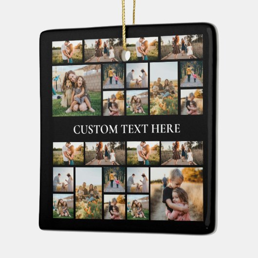 Erstellen Sie Ihre eigene Personalisierte FotoColl Keramikornament (Links)