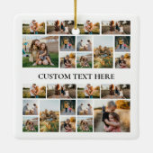 Erstellen Sie Ihre eigene Personalisierte FotoColl Keramikornament (Rückseite)