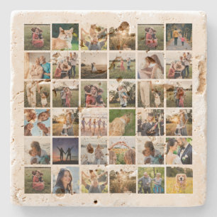 Erstellen Sie Ihre eigene Personalisierte FotoColl Steinuntersetzer