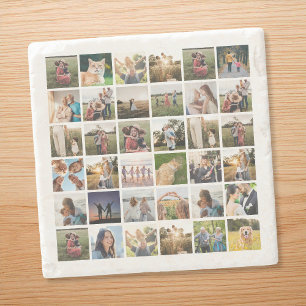 Erstellen Sie Ihre eigene Personalisierte FotoColl Steinuntersetzer