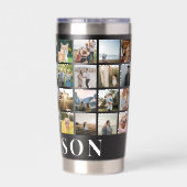 Erstellen Sie Ihre eigene Personalisierte FotoColl Thermobecher (Rückseite)