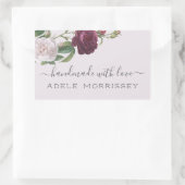 Erstellen Sie Ihre eigene Personalisierte handgefe Rechteckiger Aufkleber (Tasche)