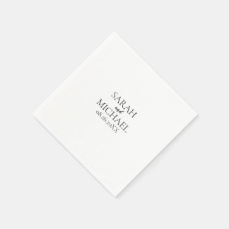 Erstellen Sie Ihre eigene - Personalisierte Hochze Serviette