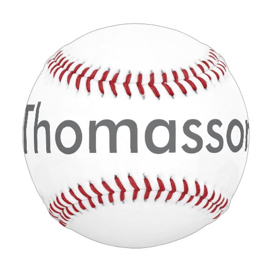 Erstellen Sie Ihre eigene Personalisierte Minimali Baseball (Rückseite)