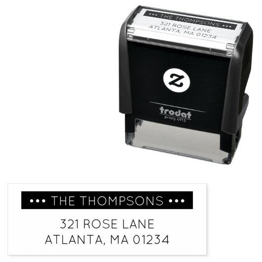 Erstellen Sie Ihre eigene Personalisierte moderne Permastempel (Beispiel)