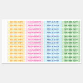 Erstellen Sie Ihre eigene Personalisierte Namensfa Etiketten (Blatt)