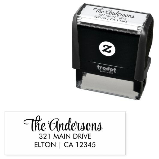 Erstellen Sie Ihre eigene Personalisierte Rücksend Permastempel (Beispiel)