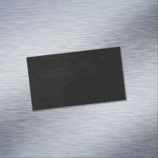 Erstellen Sie Ihre eigene personalisierte Schwarz Magnetische Visitenkarte