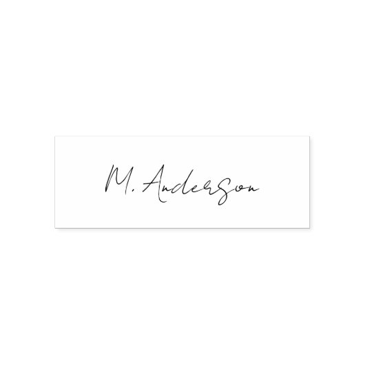 Erstellen Sie Ihre eigene Personalisierte Signatur Permastempel (Design)