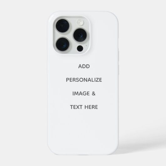 Erstellen Sie Ihre eigene Personalisierung iPhone Hülle (Rückseite)