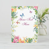 Erstellen Sie Ihre eigene Persönlichkeit Dankeskarte (Stehend Vorderseite)