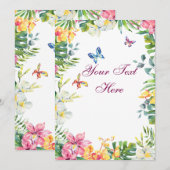 Erstellen Sie Ihre eigene Persönlichkeit Dankeskarte (Vorne/Hinten)