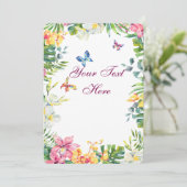 Erstellen Sie Ihre eigene Persönlichkeit Dankeskarte (Stehend Vorderseite)